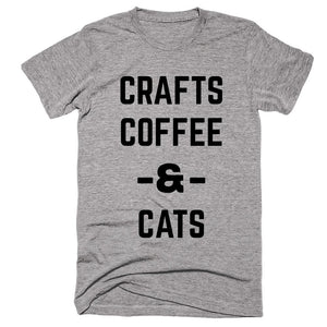 Crafts Coffee & Cats T-shirt - Shirtoopia