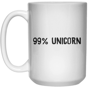 99% Unicorn MUG  Mug - 15oz - Shirtoopia