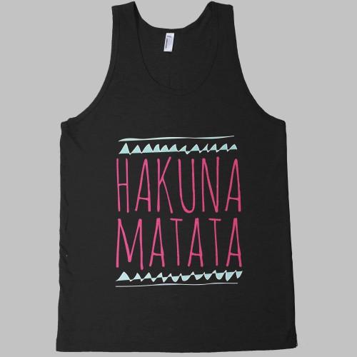Hakuna Matata Tank Top Shirt - Shirtoopia