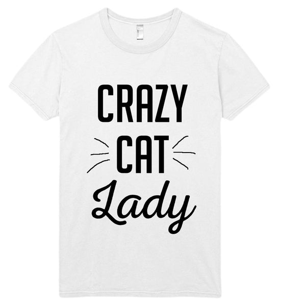 crazy cat Lady t shirt - Shirtoopia