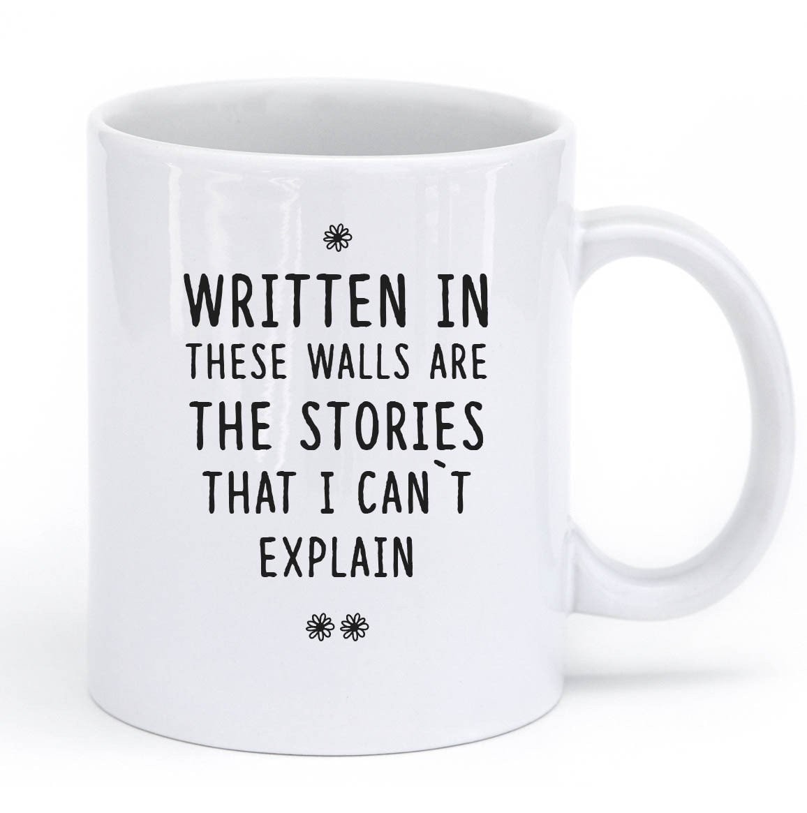 written in these walls are the stories mug - Shirtoopia