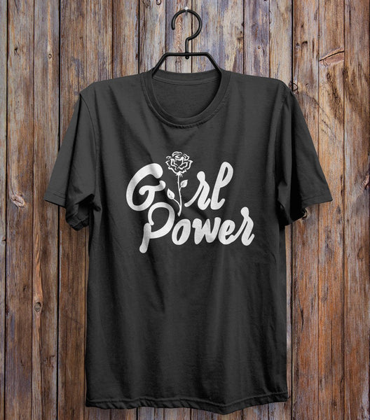 Girl Power Rose T-Shirt - Shirtoopia