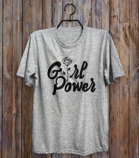 Girl Power Rose T-Shirt - Shirtoopia