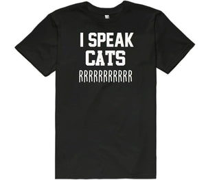 i speak cats rrr t-shirt - Shirtoopia