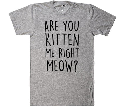 are you kitten me right moew? t-shirt - Shirtoopia