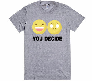 you decide emoji vintage t-shirt - Shirtoopia
