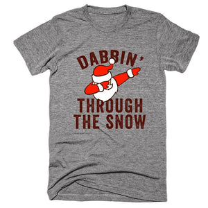 Dabbin' through the snow