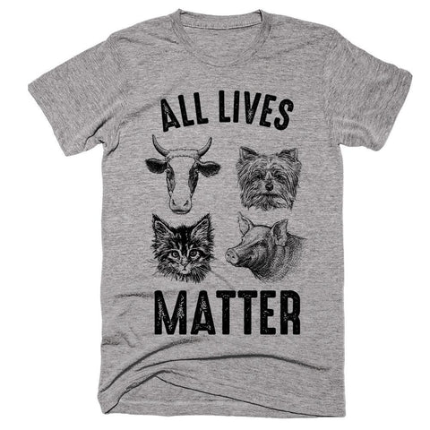 All Lives Matter Vegan T-Shirt - Shirtoopia