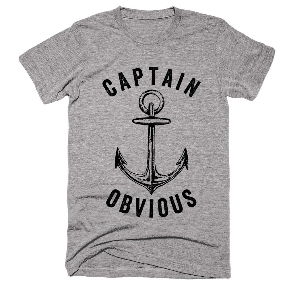 Captain Obvious II T-shirt - Shirtoopia