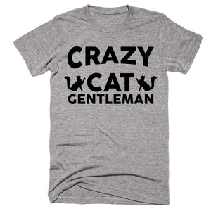 Crazy Cat Gentleman T-shirt - Shirtoopia