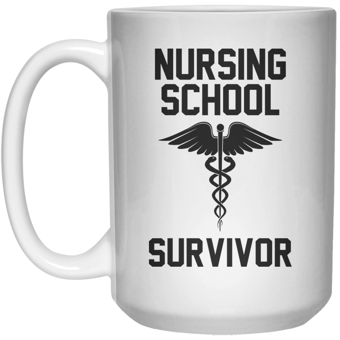 Nursing School Survivor  Mug - 15oz - Shirtoopia