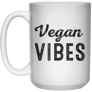 Vegan Vibes MUG  Mug - 15oz - Shirtoopia