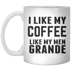 i like my coffee like my men grande MUG - Shirtoopia