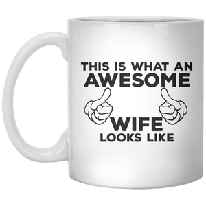 This Is What An Awesome Wife Looks Like MUG 
