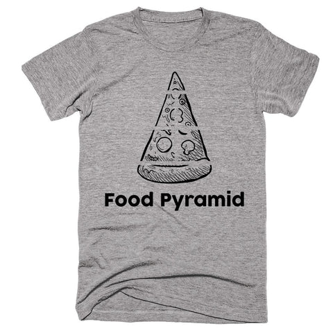 Food Pyramid. Pizza T-Shirt - Shirtoopia