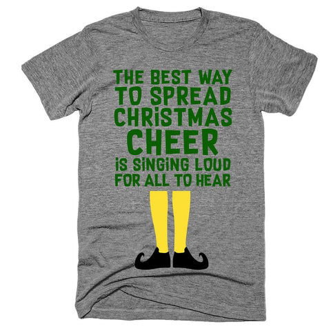 The best way to spread Christmas CHEER is singing loud for all to hear