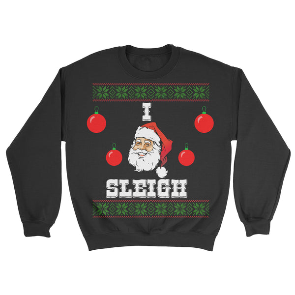 santa sleigh sweater