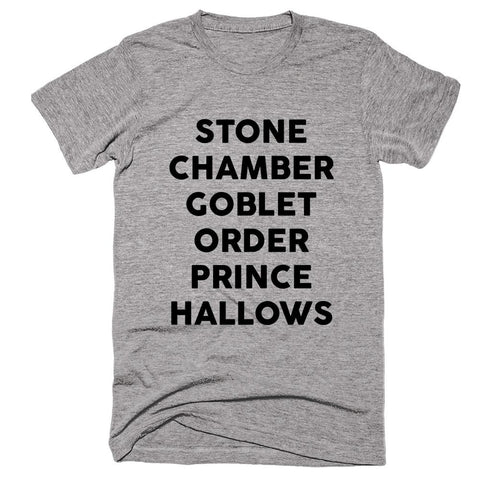 Stone Chamber Goblet Order Prince Hallows T-shirt - Shirtoopia