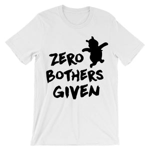 Zero bothers given t-shirt - Shirtoopia