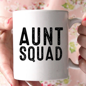 aunt squad coffee mug 