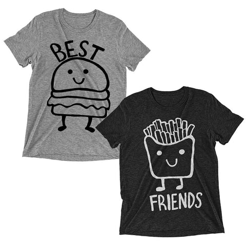 Best Friends Burger and Fries T-Shirts