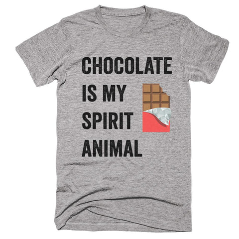 Chocolate is my Spirit Animal T-Shirt - Shirtoopia