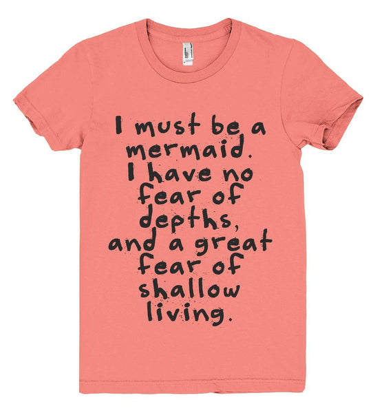 i must be a mermaid tshirt - Shirtoopia