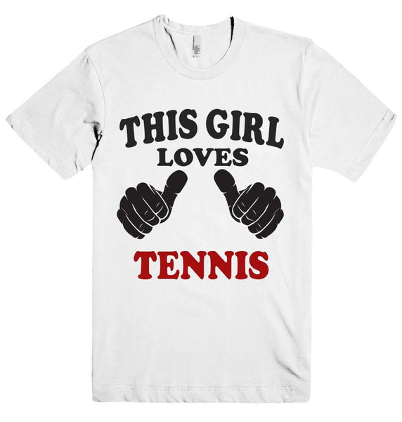 THIS GIRL LOVES TENNIS T-SHIRT  - 5
