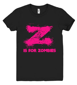 z is for zombies tshirt - Shirtoopia