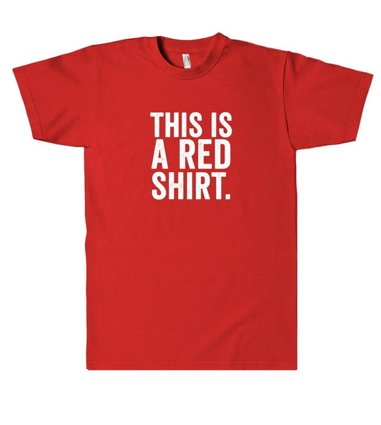 this is a red shirt. t shirt  - 2