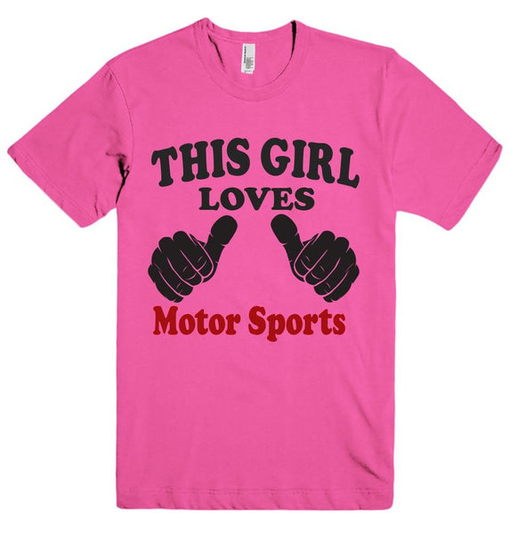 THIS GIRL LOVES Motor Sports T-SHIRT  - 2