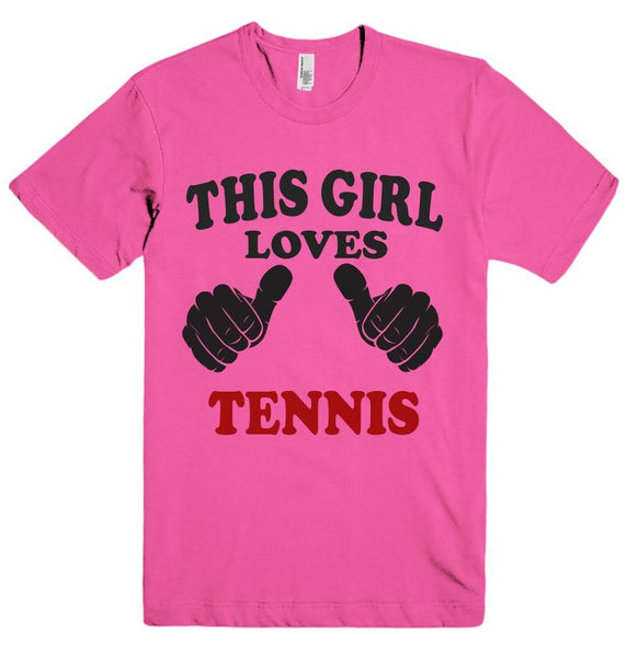 THIS GIRL LOVES TENNIS T-SHIRT  - 2