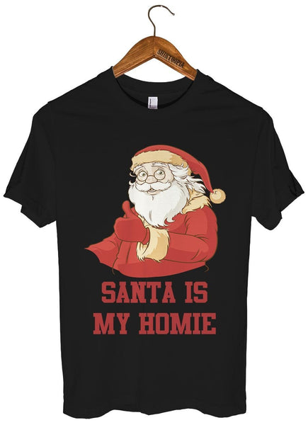 Santa is my homie t-shirt - Shirtoopia