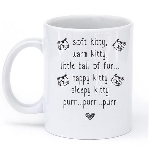 soft kitty warm kitty poem cat mug - Shirtoopia