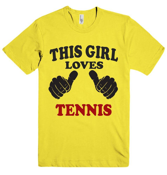 THIS GIRL LOVES TENNIS T-SHIRT  - 3