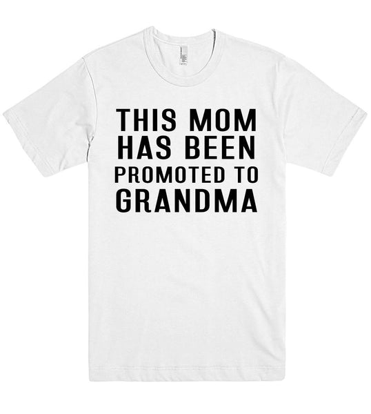 THIS MOM HAS BEEN PROMOTED TO GRANDMA T SHIRT  - 3