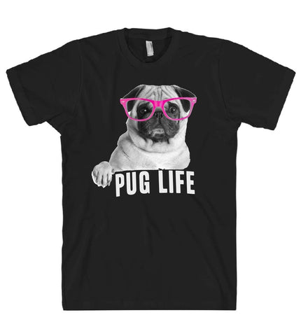 pug life t-shirt - Shirtoopia
