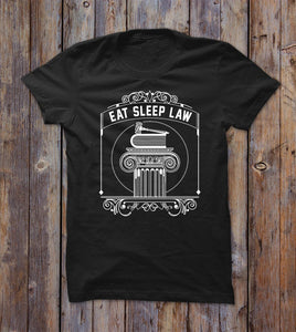 Eat Sleep Law T-shirt 