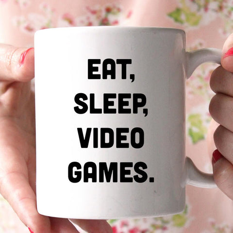 eat sleep video games coffee mug - Shirtoopia