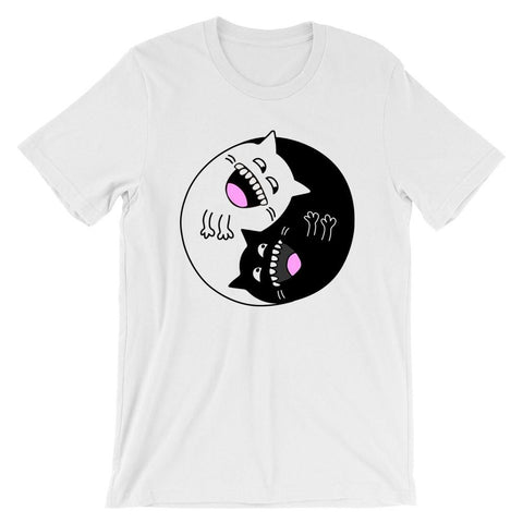 Festive Yin and Yang Cats T-shirt