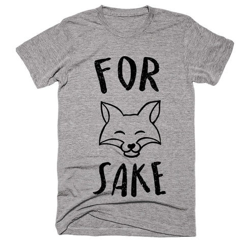 for fox sake fox head t-shirt - Shirtoopia