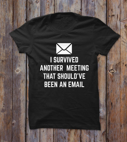 I Survived Another Meeting That Should've Been An Email T-shirt 
