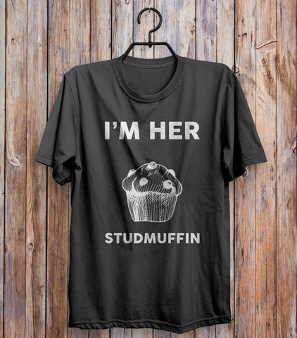 I'm Her Studmuffin T-shirt Black 