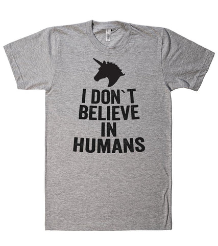 i dont believe in humans unicorn t shirt - Shirtoopia