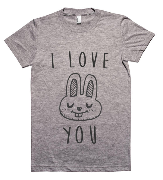 i love you bunny t shirt - Shirtoopia