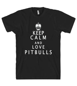 keep calm and love pitbulls t shirt - Shirtoopia
