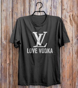 Love Vodka T-shirt Black 