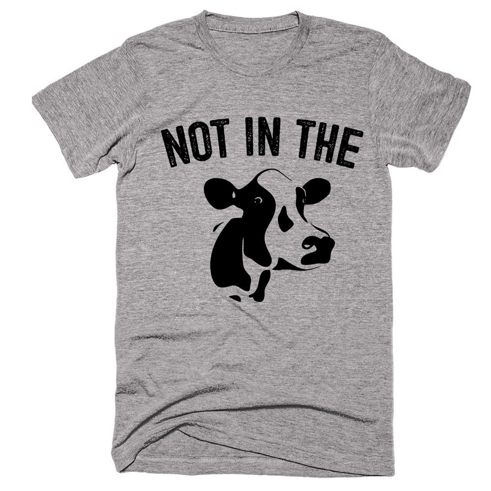 not in the mood cow head t-shirt - Shirtoopia