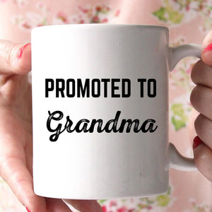 promoted to grandma coffee mug - Shirtoopia