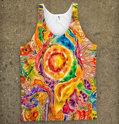 Psychedelic Colors Dream World Tank Top - Shirtoopia